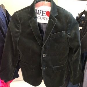 J Crew boys Lodlow Velvet Blazer